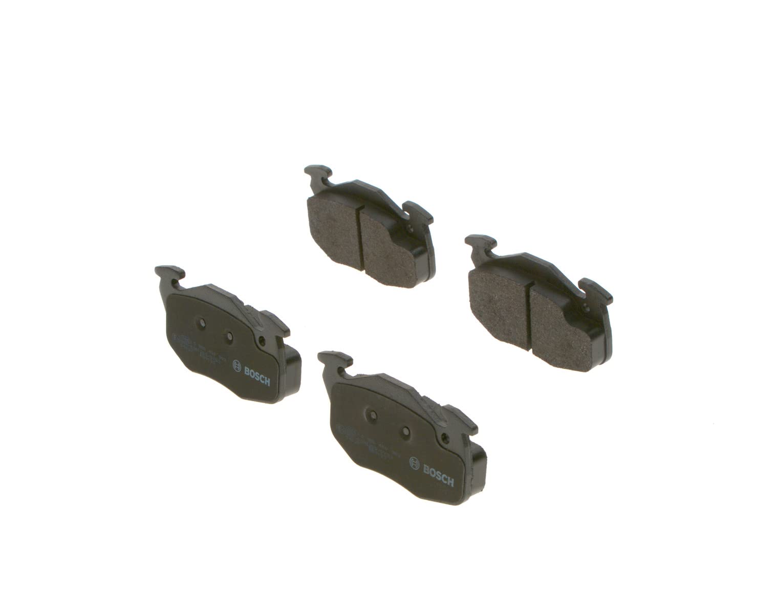 Bosch BP552 - Pastiglie Freni Auto, Asse Anteriore - Qualità Bosch - Riduzione Del Rumore E Della Polvere - Certificazione ECE-R90 - Senza Rame - 1 Confezione Da 4 Pastiglie-image