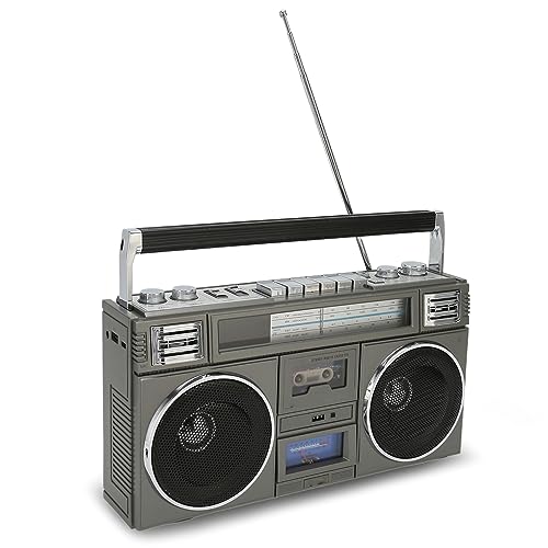 Boombox Stéréo Portable, Enregistreur...