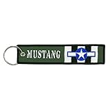  Fostex - Porte Clé Identification Mustang Usaf - Multicolore