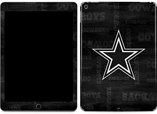 Skinit Decal Tablet skin compatible with iPad Air 10.9in (4th Gen, 2020) - Officially Licensed NFL Dallas Cowboys Black & White Design