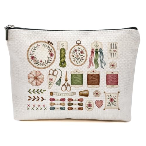 Sewing Makeup Bag Seamstress Gifts Cosmetic Bag Travel Toiletry Bags
