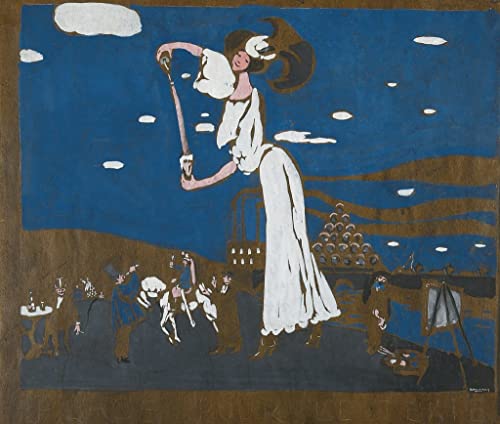 Croquis pour une brasserie poster Kandinsky sur toile pour ambiance bistrot chic