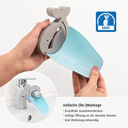 Wasserhahn Verlängerung Für Kinder - Ente Design Mit Spritzschutz