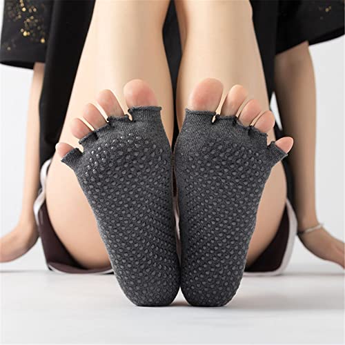 Calcetines de yoga antideslizantes para pilates ballet y fitness en gimnasio 6