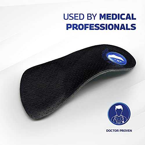 Image of Pure Stride Professional Full Women's Dress Orthotic - Shoe Insert & Support for Metatarsals, High Arch, Flat Feet - Pain Relief for Plantar Fasciitis, Arch, Heel - 1 Pair, Women's 9.5-11