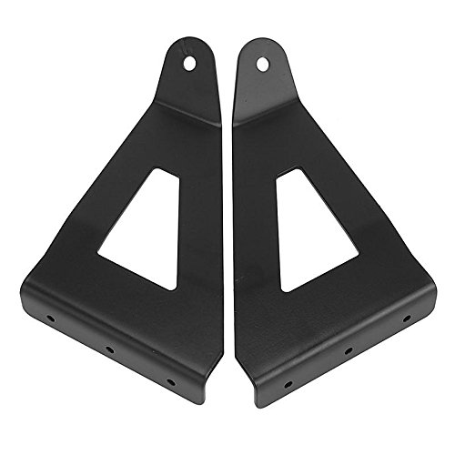 Auxmart Upper Windshield Mounting Brackets For 54" Curved Led Light Bar Work Lights Fit For 2004 2005 2006 2007 2008 2009 2010 2011 2012 2013 2014 Ford F150 (1 Pair) #TOP1