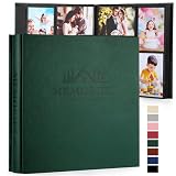 DazSpirit Photo Album 4x6 600 Pockets, Extra Large Capacity Faux Leather Cover with Exquisite Embossed Pattern, Classic Slip in Pages Memory Book for Wedding Anniversary Baby Family, Easy Organization