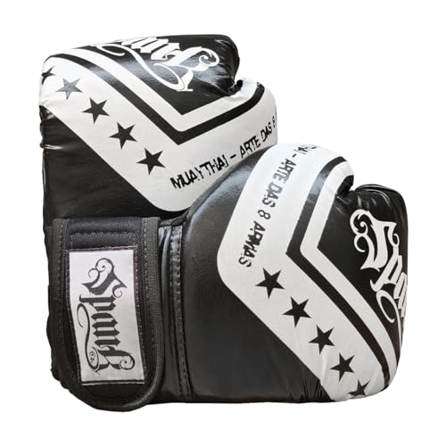 Luva Muaythai Boxe All Starter Spank (12oz, Preto)