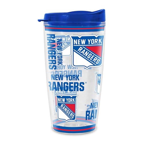 Rico Industries NHL Hockey New York Rangers Mayhem Double Wall 16oz Tritan Tumbler - image 1