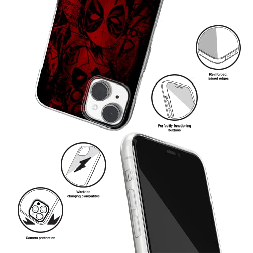 Ert Group Mobile Phone Case For Apple Iphone 14 Plus Original And Officially Licensed Marvel Pattern Deadpool 001 Optimally Adapted To The Shape Of The Mobile Phone, Case Made Of Tpu #TOP2