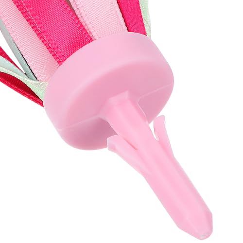 image for VORCOOL 1Pair Bike Handlebar Streamers Bicycle Grips Colorful Polyeste