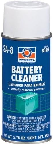 Permatex 12 Pack 80369 Battery Cleaner - 6 oz. Aerosol Can, 5.75 oz net wt. (SA8)