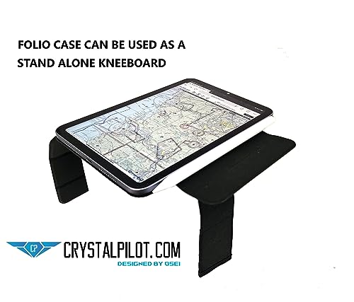Crystal Pilot Flight Pad 6 Plus. 3 in 1 Tablet Kneeboard with Aluminum Clipboard and VFR Placard. Compatible with Mini iPad 6 - Image 4