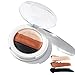 3-in-1 Cream Eye Palette. Highlighter/Primer, Eyeshadow & Liner. Castor Oil for Nourishing - UNDONE BEAUTY 3-in-1 Eye Palette. Long wear Base, High Pigment Shadow & Liner. Smokey Eye. EARTHLING