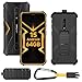 Ulefone Armor X12 Pro Rugged Smartphone Android 15 Unlocked, 10GB + 64GB, IP68/69K Waterproof, 3-Card Slot, 13MP +8MP Camera, Octa Core, Outdoor Mobile Phones, 5.45 inch Tough Screen, NFC, Orange