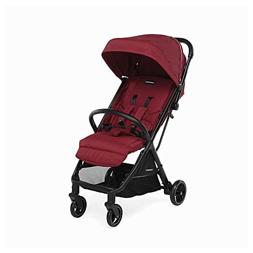 Foppapedretti, Jumbo, silla de paseo compacta, para niños desde el nacimiento hasta los 22 kg, Scarlet