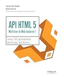  API HTML 5 : maîtrisez le Web moderne !: Canvas, SVG, géolocalisation, web storage, web workers...