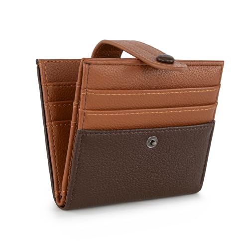 Image of Montana West X Wrangler Women's Wallet Small Minimalist RFID Blocking Credit Card Holder Thin Bifold Wallet with Zipper Coin Pocket