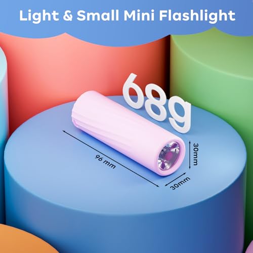 GEARLITE Small Torch 4Pack, Batteries Included Torches LED Super Bright, Smooth Rounded Kids Torch Set for Party, Outdoor, Emergencies, Ideal Gifts for Kids - Image 6