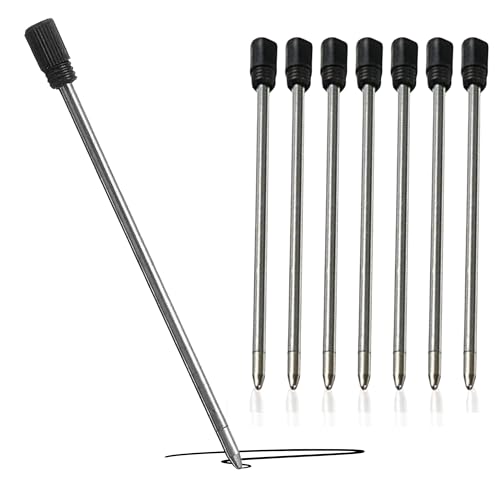 5 x 2,75 Recharges pour Stylo Bille Noir 7cm Recharges Encre Noire Compatible avec Swarovski Crystal Element et Diamond Crystal Stylus Stylos à Bille (5)
