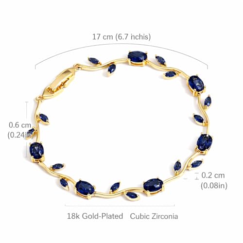 Image of Trendy Tulip Bracelet for Women | Gold Plated Pink Crystal Floral Bracelet | Elegant Minimalist Jewelry | Adjustable Chain Bracelet Gift for Girls Women | Stylish Party Daily Wear Accessory