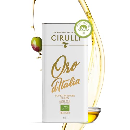 Cirulli Bio Natives Olivenöl Extra Vergine-3L- Natürlich Ernte-Premium-Qualität Italienisches...