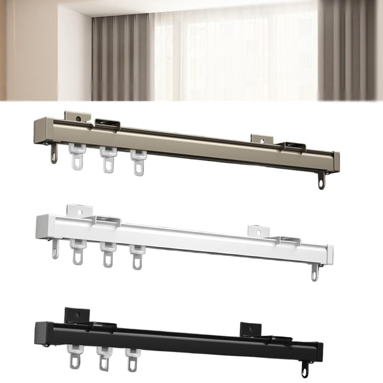 Amazon.co.jp: 100-200-380-480cm スライドカーテンレール、カーテン用