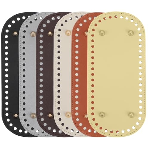 simarro 6 Pcs Bag Bases for Crochet, PU Leather...