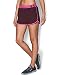 Under Armour Women's Perfect Pace Short, Ox Blood/Rebel Pink, X-Small