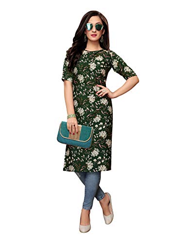 Image of Sanisa Women's Crepe Printed Kurta