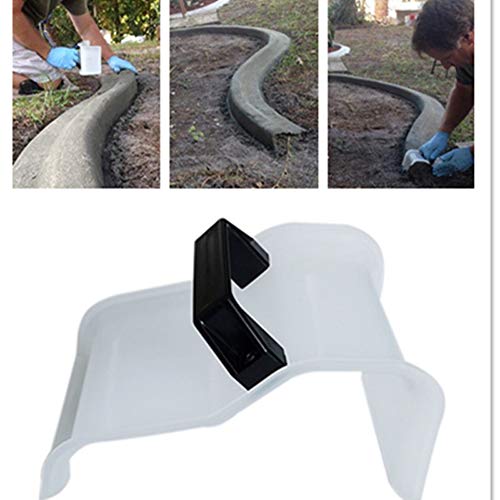 Gecheer DIY modelagem plásticos solo gesso jardim concreto forma fixação clipe de molde