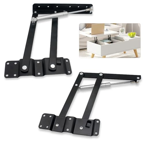 Charnière à ressort pliable métal table basse mécanisme levage x2 - 6