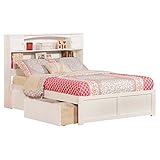Pemberly Row Full Storage Platform Bed in White