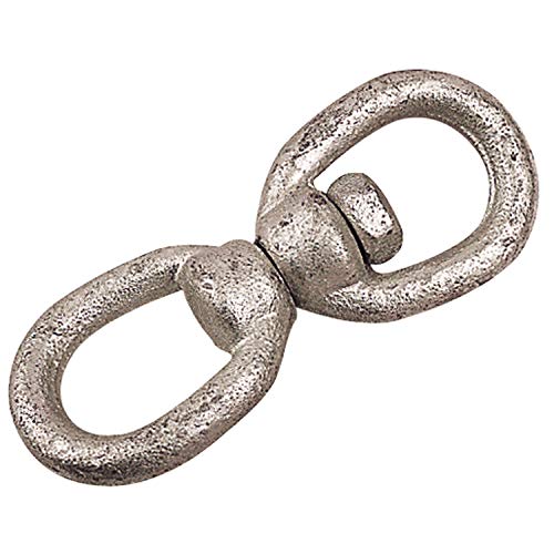 Sea Dog 181110 Galvanized Eye and Eye Swivel, 3/8-Inch