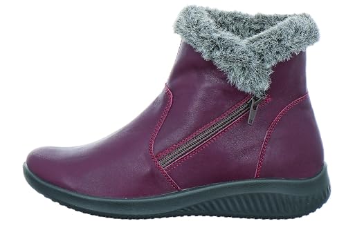 Bottes d'exception Jomos D.-ALLEGRA 2020 857707 grande taille femme rouge en cuir