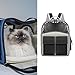 Baoblaze Cat Backpack Carrier Pet Backpack Convenient Easier Cleaning Versatile Cat Carrier Breathable for Outdoor Hiking, Black