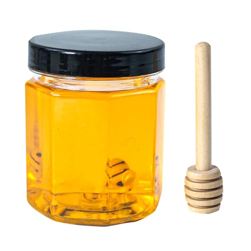 Honey themed slime(7oz) - Clear Textured Slime - Handmade Slime - ASMR Slime