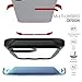 Ghostek Atomic Slim Designed for iPhone 12 Pro Max Case with Protective Metal Bumper Made of Super Tough Lightweight Military Grade Aluminum Alloy, iPhone 12 Pro Max 5G (6.7 Inch) (Prismatic)
