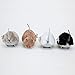 Bits and Pieces - Wind Up Racing 4 Mice-Realistic Looking Mice, Carefree pet - Set of 4: Black, Gray, White and Brown. Each Measures 4-1/2
