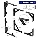 Fence Gate Kit Gate Hardware, 2 Set Anti Sag Gate Kit Heavy Duty No Sag, Anti Twist Gate Frame Corner Brackets Kit Withstand 150 lbs, Gate Hardware Kit for Wood Fence Gate