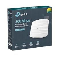 TP-Link EAP115 N300 Wireless Ceiling Mount Access Point, Support PoE 802.3af and Direct Current, Easily Mount to Wall or Ceiling, Simply Managed by Free EAP Controller Software – Ansicht 5