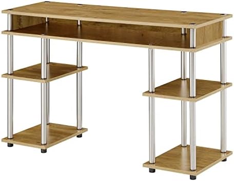 Convenience Concepts Designs2Go No Tools Student Desk, English Oak