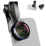 NEEWER 8mm 魚眼レンズ 220°広角/17mmネジスマホレンズクリップ付き 17mmネジスマホケージ/スマホケース/スマホクランプ/バックプレートに適用 スマホレンズ スマホ用カメラレンズ LS-29 PRO