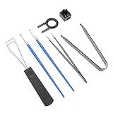 Vaguelly 1 Satz Keyboard Shaft Pack neugierig sein Aufkleber Bausatz Knopf Verschluss...
