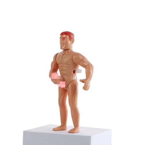 Hocmos Funny Wind-Up Prank Toys, Adults Only Fidget Masturbator Man, Novelty Joke Gift,Bachelorette Hen Party Clockwork Favour Giveaway Bag Fillers (ORANGE)