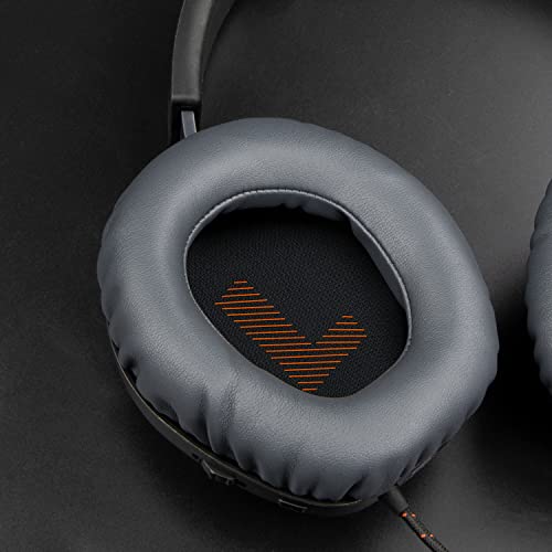 Image of SOULWIT Professional Replacement Earpads Cushions for JBL Quantum 100 /100X /100P /100M2 (Q100 /Q100X /Q100P /Q100M2), Quantum 350 (Q350) Headphones, Ear Pads with Softer Protein Leather - Titanium
