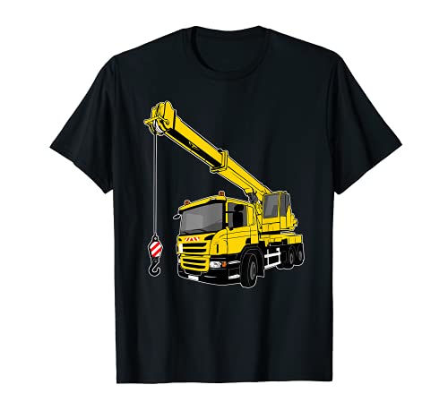 Voiture-grue - Camion-grue - Véhicule de construction T-Shirt