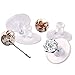 120 Pack Clear Rubber Earring Safety Backs Clutch Earring Pad