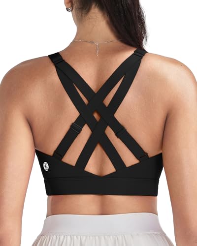 Image of RUNNING GIRL High Impact Sports Bras for Women, High Support Running Adjustable Workout Sports Bras with Sewn in Pads