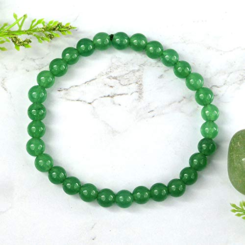 Image of Reiki Crystal Products Certified Natural Crystal Stone Bracelet 6 mm Round Beads for Men & Women | Premium Gemstone Jewellery Collection | Reiki Charged | Multiple Stone Variants Available